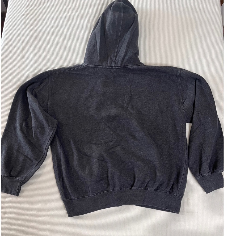 Montana Big Sky Country Graphic Hoodie Charcoal Grey Red Pullover Sweatshirt - Picture 2 of 5